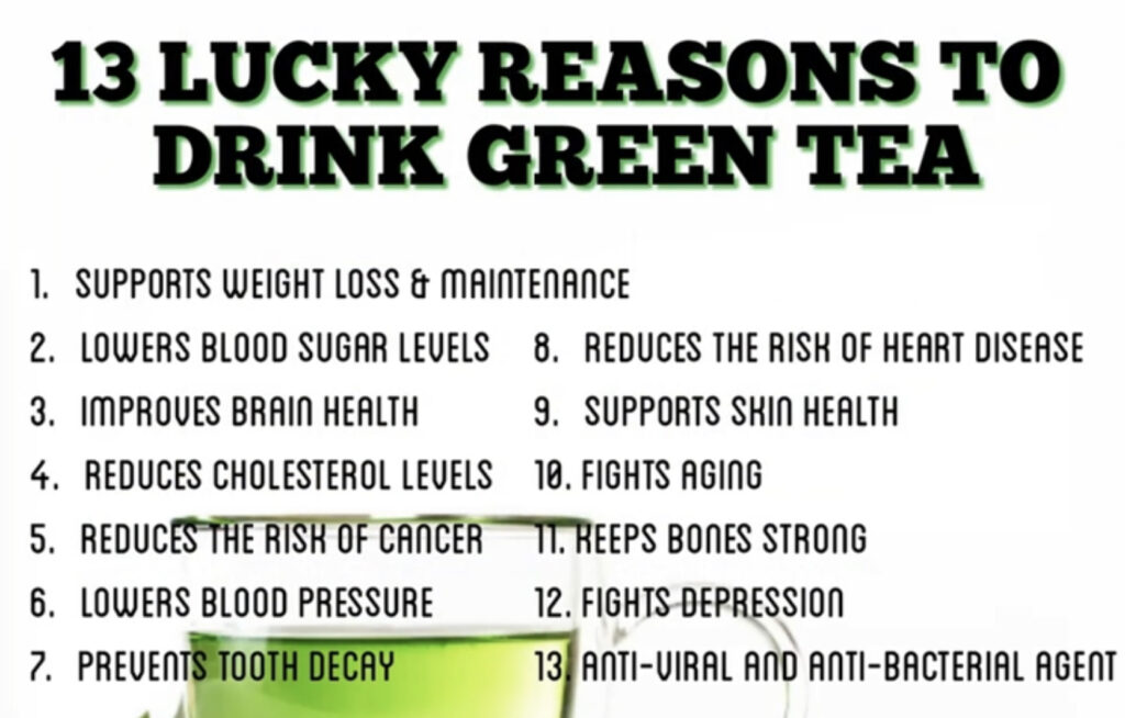 13 reasons to drink green tea