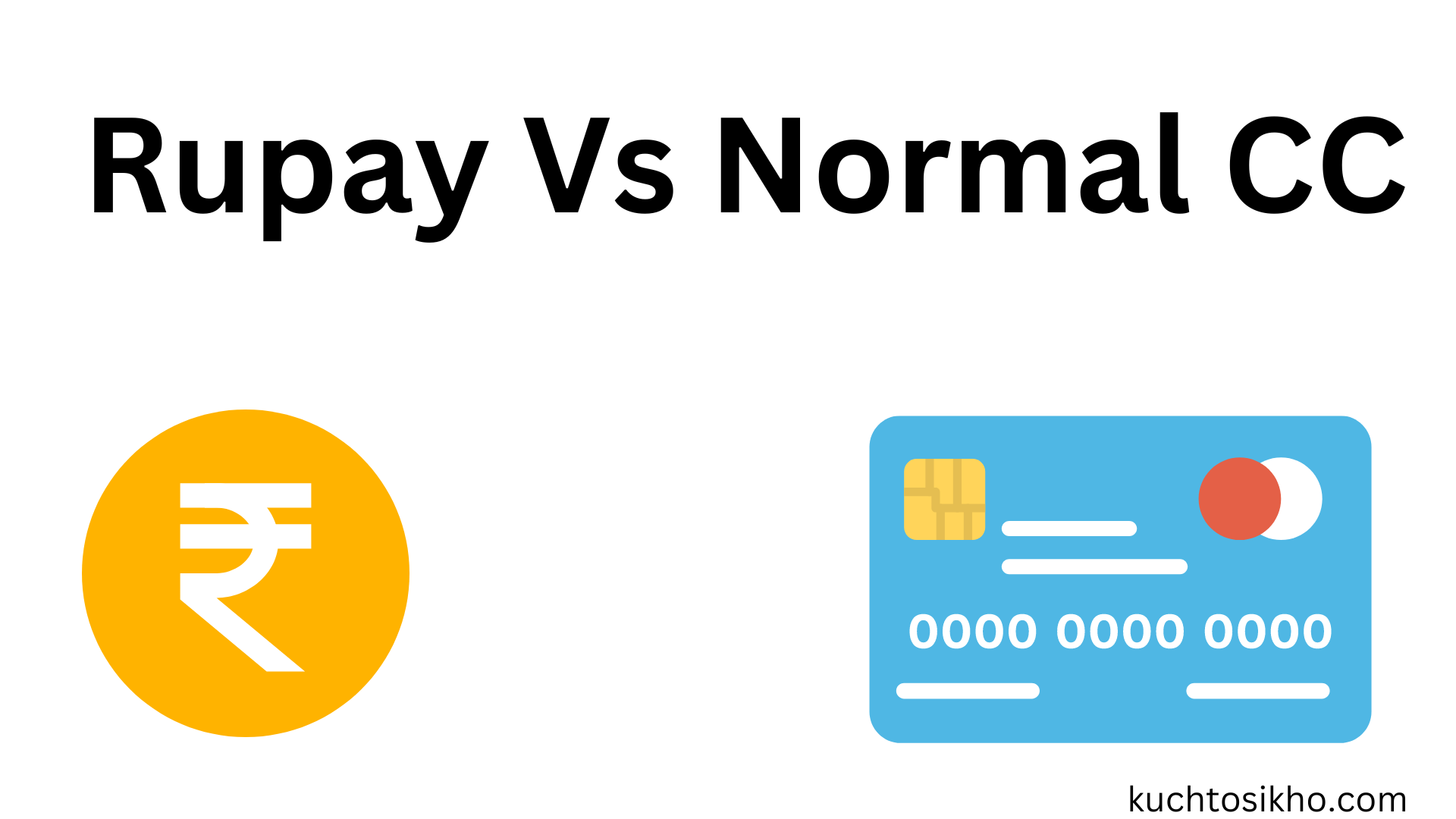 Rupay credit card Vs Normal Credit Card